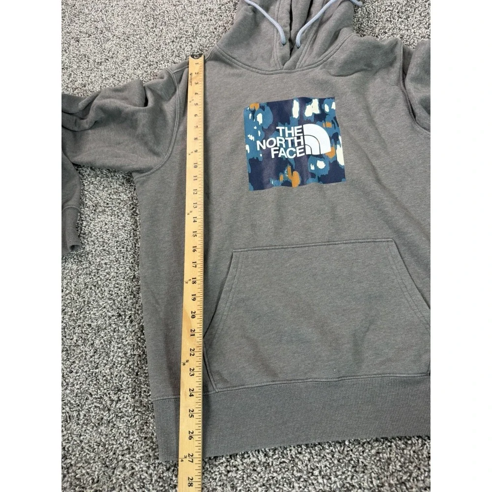 The North Face Fleece Hoodie Men's Size Medium Gray Outdoor